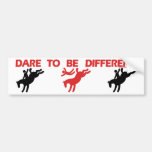 Be Different - Funny Horse Saying Bumper Stickers