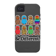 be different funny pattern ducky ducks vibe iPhone 4 case