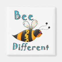 Be Different Spotted Bumble Bee Fridge Magnets