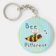Be Different Spotted Bumble Bee Key Chains