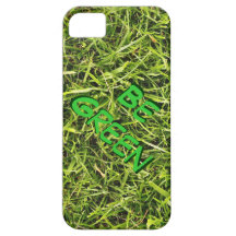 Be Green Grass Environmental Awareness iPhone 5 Cases