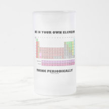 Be In Your Own Element Think Periodically Coffee Mugs