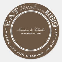 & BE MARRIED | FAVOR STICKERS