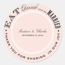 & BE MARRIED | FAVOR STICKERS