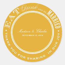 & BE MARRIED | FAVOR STICKERS