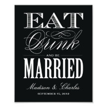 & BE MARRIED | RECEPTION PRINT PHOTO ART