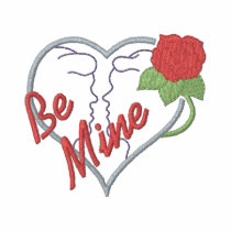 Be Mine embroidered shirts