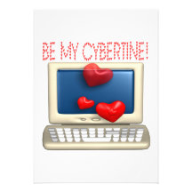 Be My Cybertine Personalised Announcements