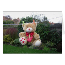 Be My Valentine Bear Greeting Cards