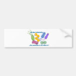 Be Nicer to Bacteria Bumper Sticker