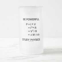 Be Powerful (Power Equations) Study Physics Mugs