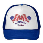 Be Thankful For Freedom Mesh Hats