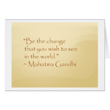 Be the Change Card