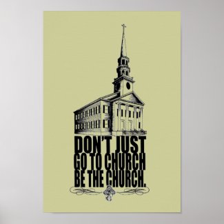 Christian Poster: Be The Church