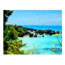 Beach at St. George Bermuda Post Cards