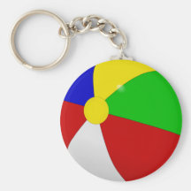 Beach Ball Keychains