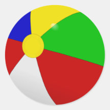Beach Ball Stickers