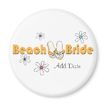 Beach Bride Magnet