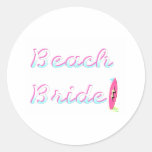Beach Bride Stickers