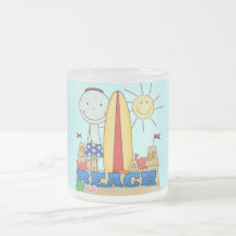 BEACH Brunette Boy Tshirts and Gifts Mugs