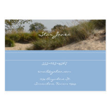 Beach business card