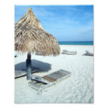 Beach Cabana, White Sand w/Aqua Water Vacation Photo