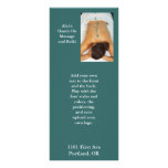 Beach Glass Massage Stones on back Full Color Rack Card