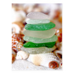 Beach Glass & Seashells Postcard