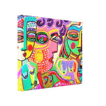 Beach Goddesses Canvas Gallery Wrapped Canvas