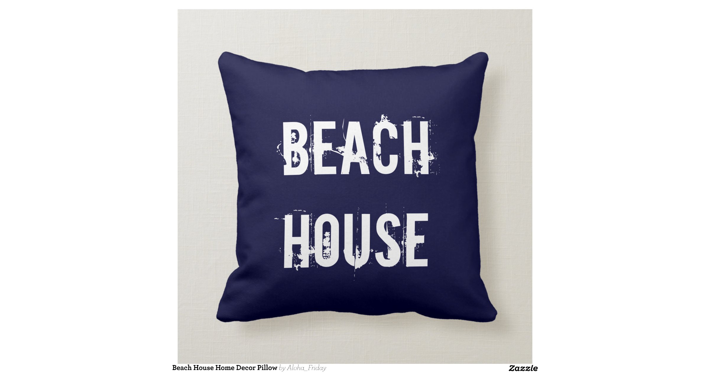 Beach House Home Decor Pillow Throw Cushions Zazzle