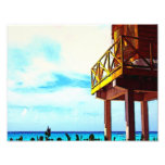 Beach House with Ocean View Photograph
