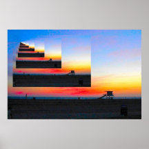Beach in a Beach in a Beach in a Beach..... Print