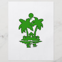 beach island houses green outline invert.png flyer design