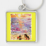 beach kids key chains