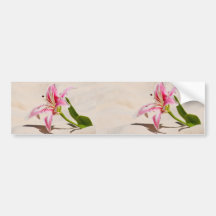 Beach Lily Bumper Sticker