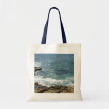Beach Meets Ocean Canvas Bags
