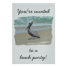 Beach Party Invitation