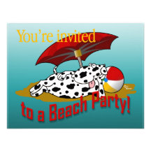 Beach Party Invitation