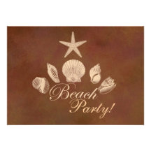Beach Personalized Announcements