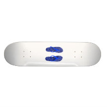beach sandals blue pattern.png skate deck