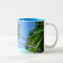 beach scean mugs