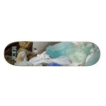 Beach Seaglass Skateboard Art Designs Coast Fossil