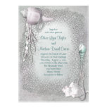 Beach Seashells Beach Wedding Personalised Invites