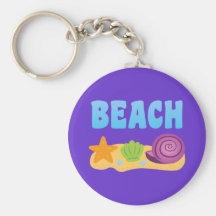 Beach Seashells Keychain