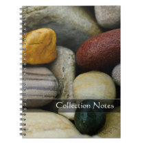 Beach Stones - Banded, Chert and Red Notebook notebooks