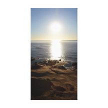 Beach Sunset Stretched Canvas Prints