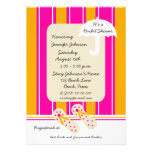 Beach Theme Bridal Shower Invitation -- BeachTowel