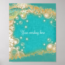Beach theme turtle wedding 8 x 10 print