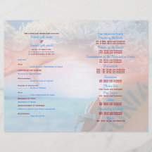Beach theme wedding tropical cruise flyer design
