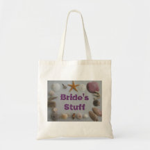 Beach Wedding/Bride's Stuff Tote Bag